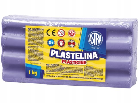 Plastelina Astra 1 kg jasno fioletowa 303111011