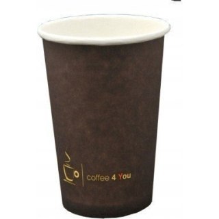 Kubek papierowy 100ml z nadrukiem COFFEE 4 YOU (100) 221.006