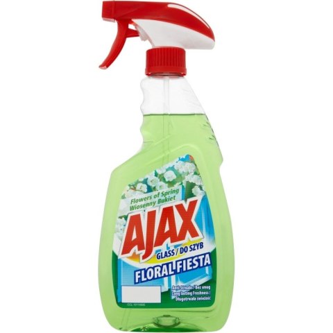 Płyn spray do mycia szyb AJAX 500ml Floral Fiesta ( zielony )