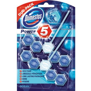 Zawieszka do toalety DOMESTOS POWER5 DUO 2x50g OCEAN