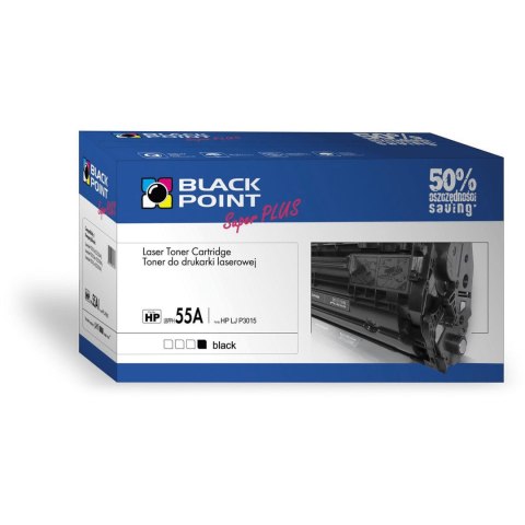 Toner BLACK POINT (LBPH55A) czarny 8000str zamiennik HP (55A/CE255A) P3015