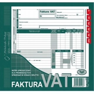 122-2E Faktura VAT brut.2/3 A4 (uproszcz.)MICHALCZYK i PROKOP