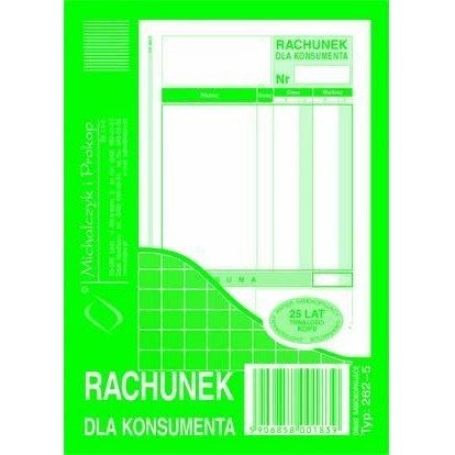 262-5 A6 80k Rachunek dla konsumenta Michalczyk i Prokop