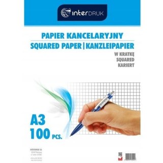 Papier kancelaryjny A3 kratka(100) INTERDRUK