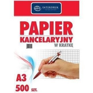 Papier kancelaryjny A3 kratka(500) INTERDRUK