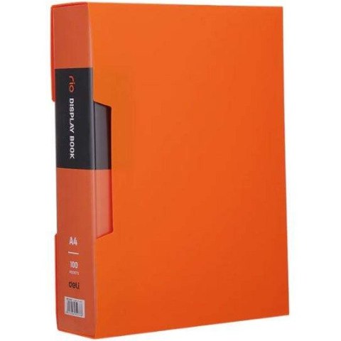 Album ofertowy A4 100 koszulek RIO pomarańczowy E5037 ORANGE DELI