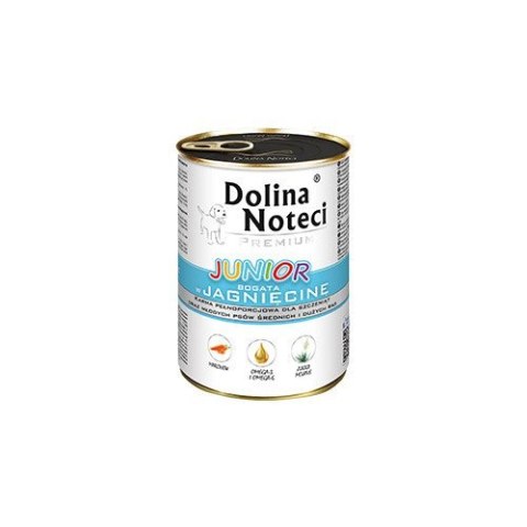 Dolina Noteci Premium Junior bogata w jagnięcinę 400g