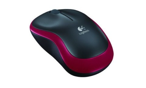 Mysz bezprzewodowa Logitech M185 910-002237 (optyczna; 1000 DPI; kolor czerwony)