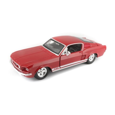 Model kompozytowy Ford Mustang GT 1967 1/24 czerwony