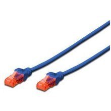 DIGITUS Cat6 U/UTP 2 m Niebieski 2 Patchcord