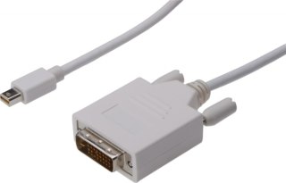 ASSMANN Mini DisplayPort - DVI-D 2 m 2m /s1x Mini DisplayPort (wtyk) 1x DVI-D (wtyk)