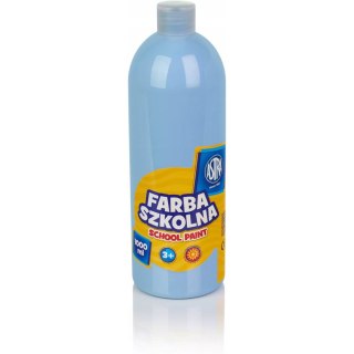 Farba szkolna Astra 1000 ml - błękitna 301217059 ASTRA