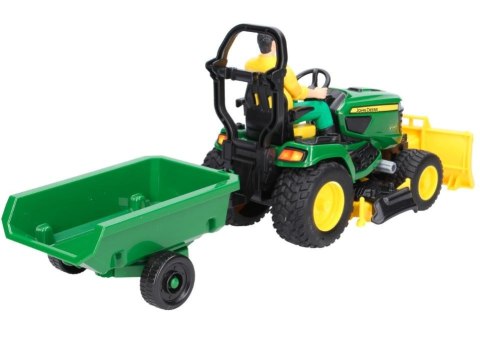 Pojazd Traktorek John Deere z kosiarką i figurką