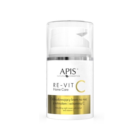 Apis re-vit c home care odbudowujący krem na noc z retinolem i witaminą C 50 ml