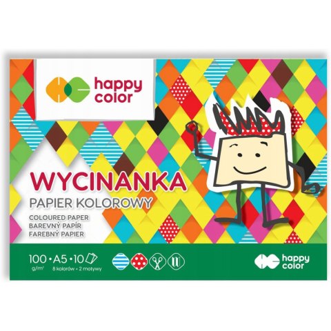 Blok wycinanka A5 10k 100g HA 3710 15 20-A10 HAPPY COLOR