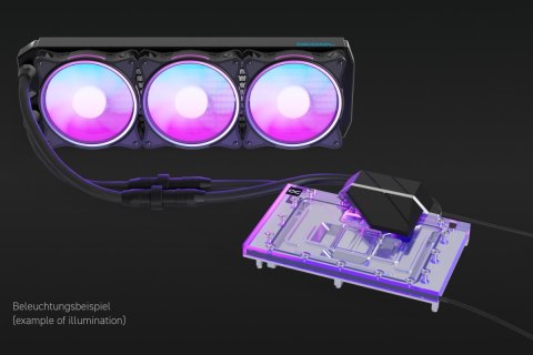 Alphacool Eiswolf 2 AIO Karta graficzna Chłodnica cieczy all-in-one 12 cm Czarny, Przezroczysty 1 szt.