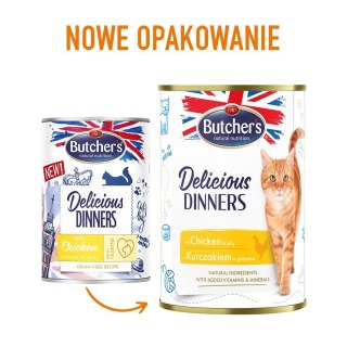 Butcher's Delicious Dinners kawałki z kurczakiem w galaretce 400g