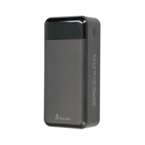 Extralink EPB-124 30000mAh Czarny | Powerbank | Power bank, Fast Charging, USB-C