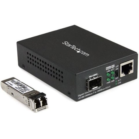 FIBER MEDIA CONVERTER - W/ SFP/IN