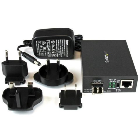 FIBER MEDIA CONVERTER - W/ SFP/IN