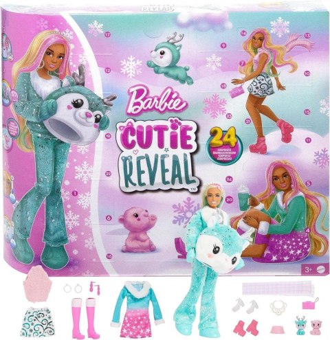 Barbie Cutie Reveal Kalendarz adwentowy HJX76 p4 MATTEL