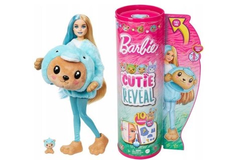 Barbie Lalka Cutie Reveal Miś-Delfin HRK25 MATTEL