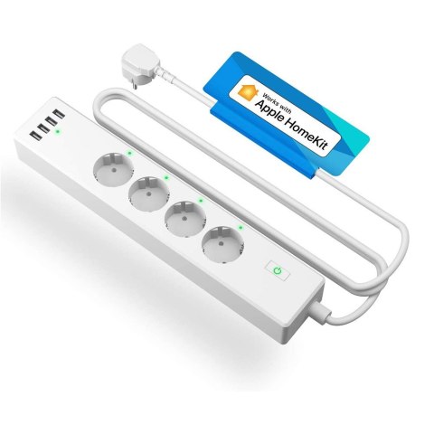 SMART HOME POWER STRIP WRL EU/4AC + 4USB MSS425FHK MEROSS