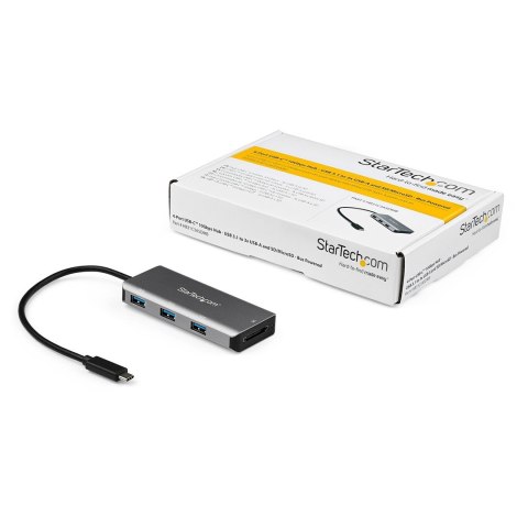 3-PORT USB-C HUB W/ SD READER/READER-10GB - 3X USB-A 1X USB-C