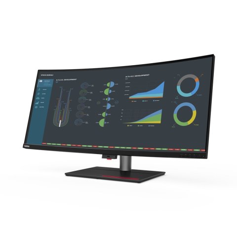 Lenovo ThinkVision P40w-20 40" 5K WUHD Curved Monitor IPS Panel, 75Hz, 4ms, HDMI, DP, Thunderbolt 4 Tilt/Swivel/Lift Stand