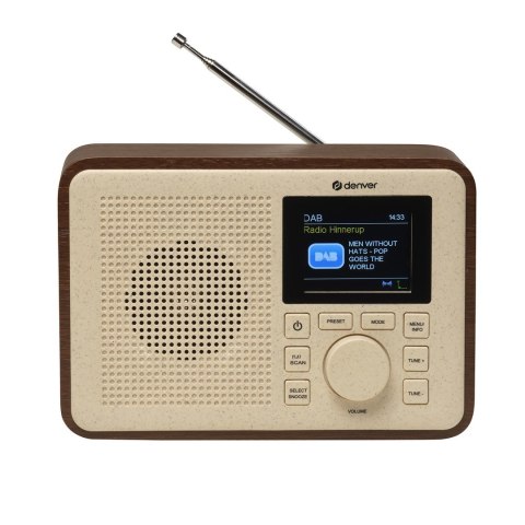 Radio DAB+/FM Denver Greenline DAB-60 dark wood