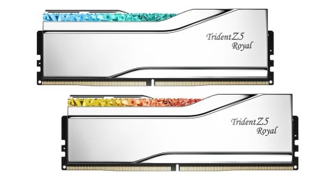 G.SKILL TRIDENT Z5 ROYAL RGB DDR5 2X16GB 6400MHZ CL32 XMP3 SILVER F5-6400J3239G16GX2-TR5S