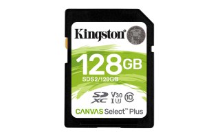 Karta pamięci Kingston Canvas Select Plus SDS2/128GB (128GB; Class U3, V30; Karta pamięci)