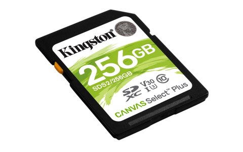 Karta pamięci Kingston Canvas Select Plus SDS2/256GB (256GB; Class U3, V30; Karta pamięci)