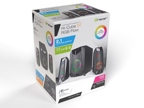 Głośniki TRACER 2.1 Hi-Cube RGB Flow BLUETOOTH