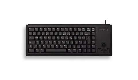 CHERRY G84-4400 BLACK KEYBOARD/USB TRACKBALL