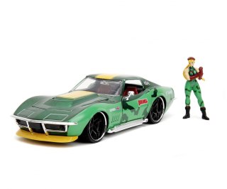 Auto Street Fighter 1969 Chevrolet z figurką Cammy 1:24 Simba JADA