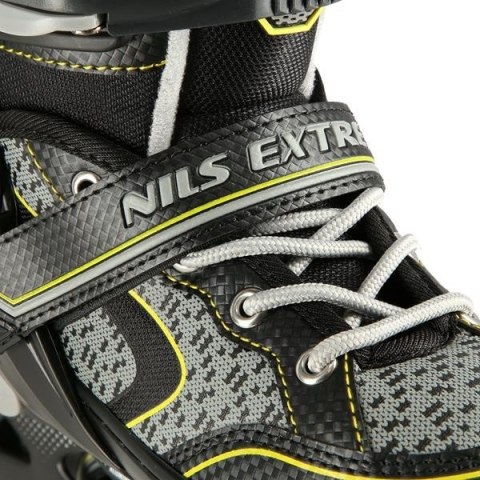 ŁYŻWOROLKI NILS EXTREME NA14198 CZARNO-ŻÓŁTE ROZM. M (35-38)