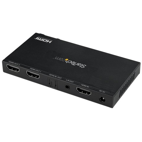 HDMI SPLITTER - 2 PORT HDMI 2.0/4K 60HZ WITH SCALER - 7.1 SOUND