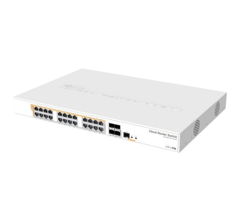 Switch Mikrotik CRS328-24P-4S+RM 28p PoE (PoE+: 24;) 450W Managed Gigabit/10G