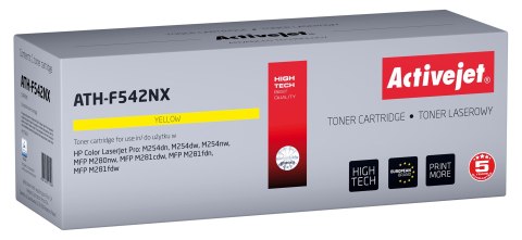 Activejet ATH-F542NX Toner (zamiennik HP 540 CF542X; Supreme; 2500 stron; żółty)