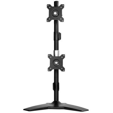 Silverstone ARM24BS uchwyt / stojak do monitorów 61 cm (24") Pręt Czarny