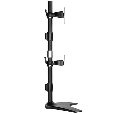 Silverstone ARM24BS uchwyt / stojak do monitorów 61 cm (24") Pręt Czarny