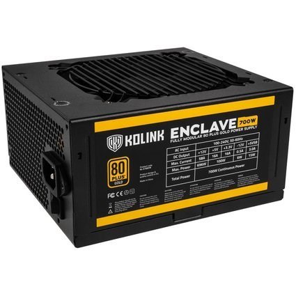 Kolink Enclave moduł zasilaczy 700 W 20+4 pin ATX ATX Czarny