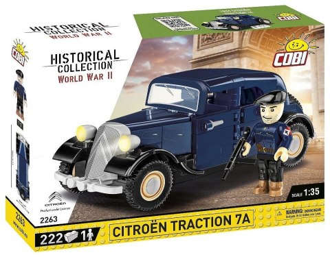 COBI 2263 Historical Collection WWII Francuski samochód 1934 CITROEN TRACTION 7A 222 klocki p6