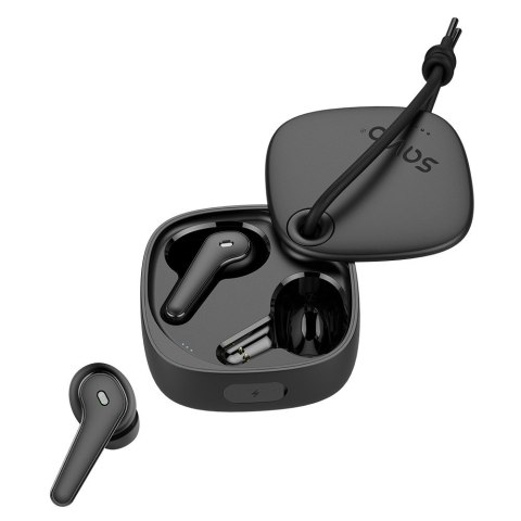 SAVIO SŁUCHAWKI BEZPRZEWODOWE BLUETOOTH 5.3 Z MIKROFONEM, ENC, QC TWS-11