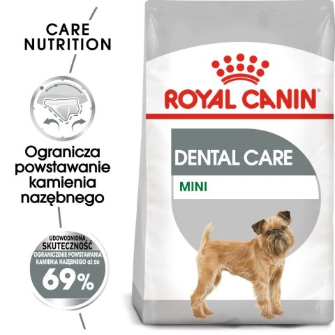 ROYAL CANIN CCN Mini Dental Care - sucha karma dla dorosłych psów - 3 kg