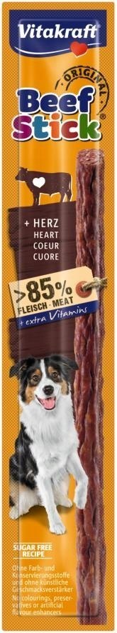 VITAKRAFT Beef Stick - kabanos z sercami dla psa 12g