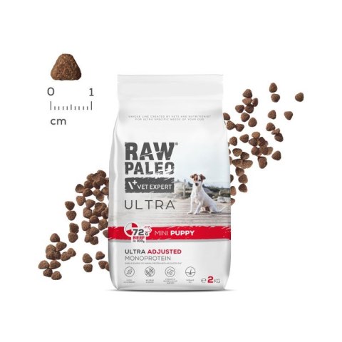 VetExpert Raw Paleo Ultra Wołowina Mini Puppy 750g