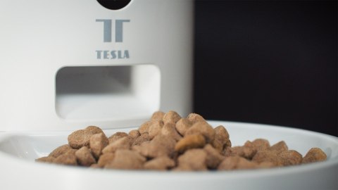 Dozownik karmy dla zwierząt z kamerą TESLA TSL-PC-BL4C Smart Pet Feeder Camera