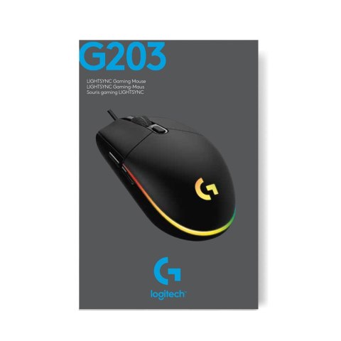 Logitech Mysz G203 Lightsync